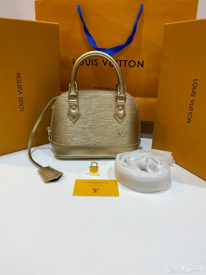 حقيبة لويس فويتون ألما بي بي   Louis Vuitton Alma BB Bag 6