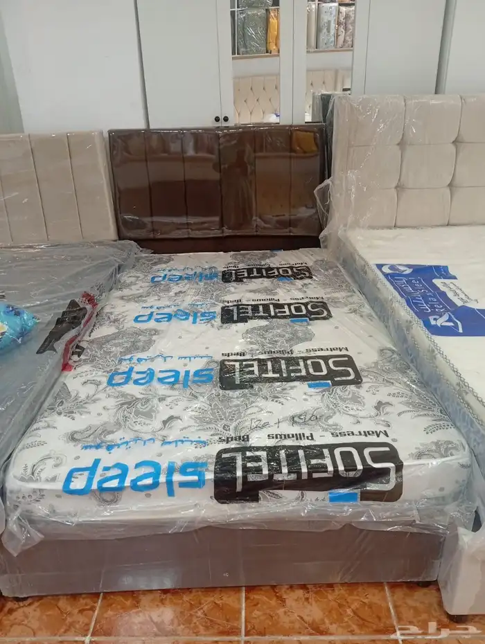 سرير خشب نفر ونص سرير نفرين خشب سرير نفر واحد 0