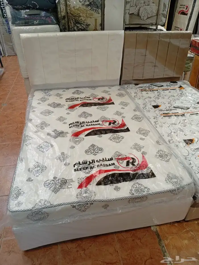 سرير خشب نفر ونص سرير نفرين خشب سرير نفر واحد 9