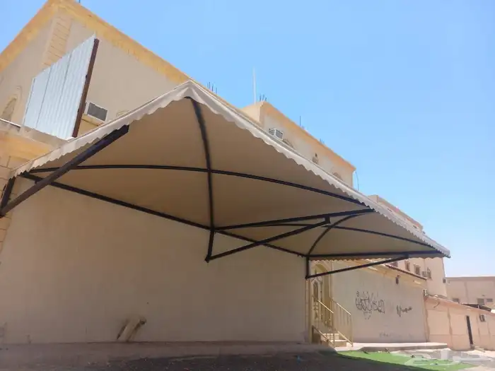 المظلات وسواتر جيزان تركيب مظلات مواقف للسيارات 2