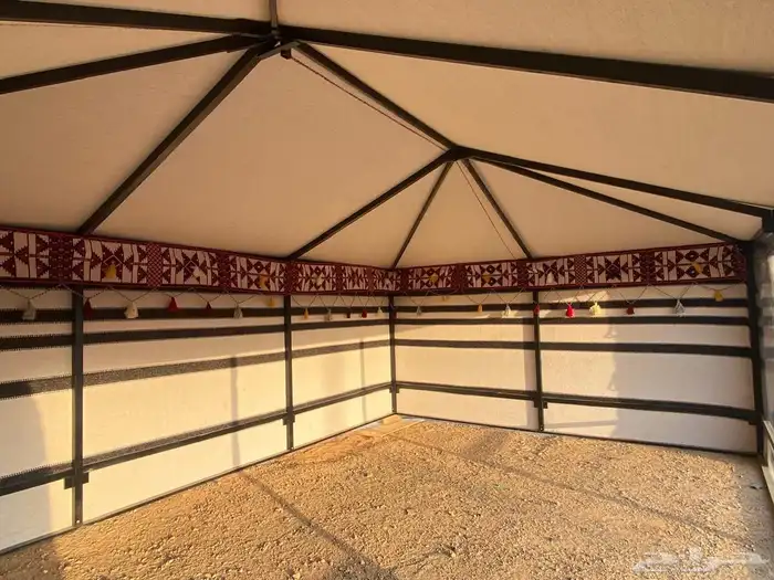 بيوت شعر مطورة بدون عمدان وبدون اطناب 6