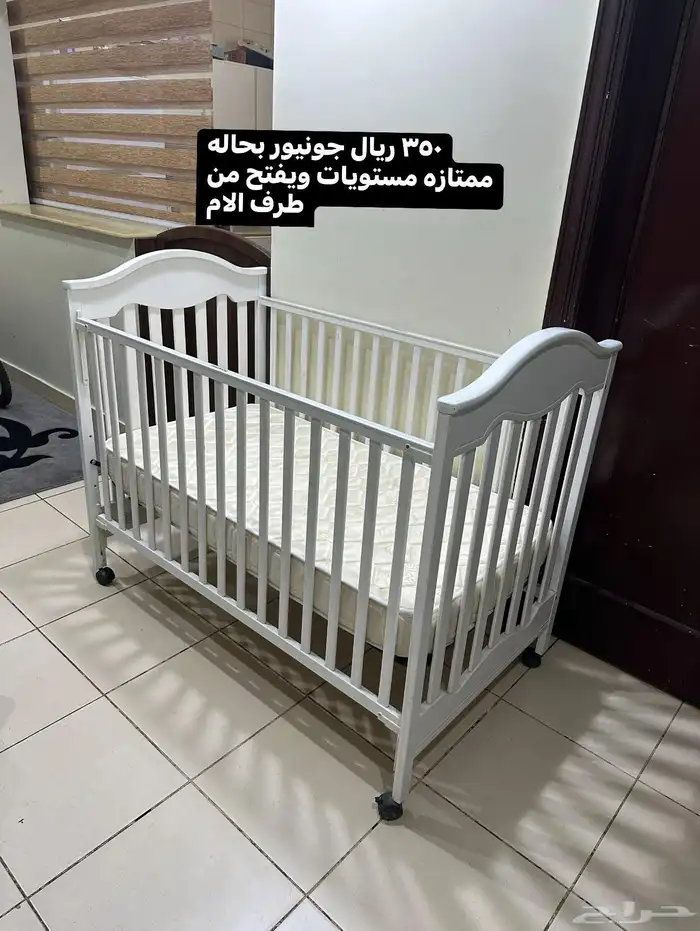 سرير اطفال جونيور نضيف كالجديد 1