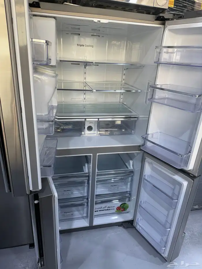 ثلاجه سامسونج دولاب 4 باب 25 قدم مع براده وصانعة ثلج مخفض 1
