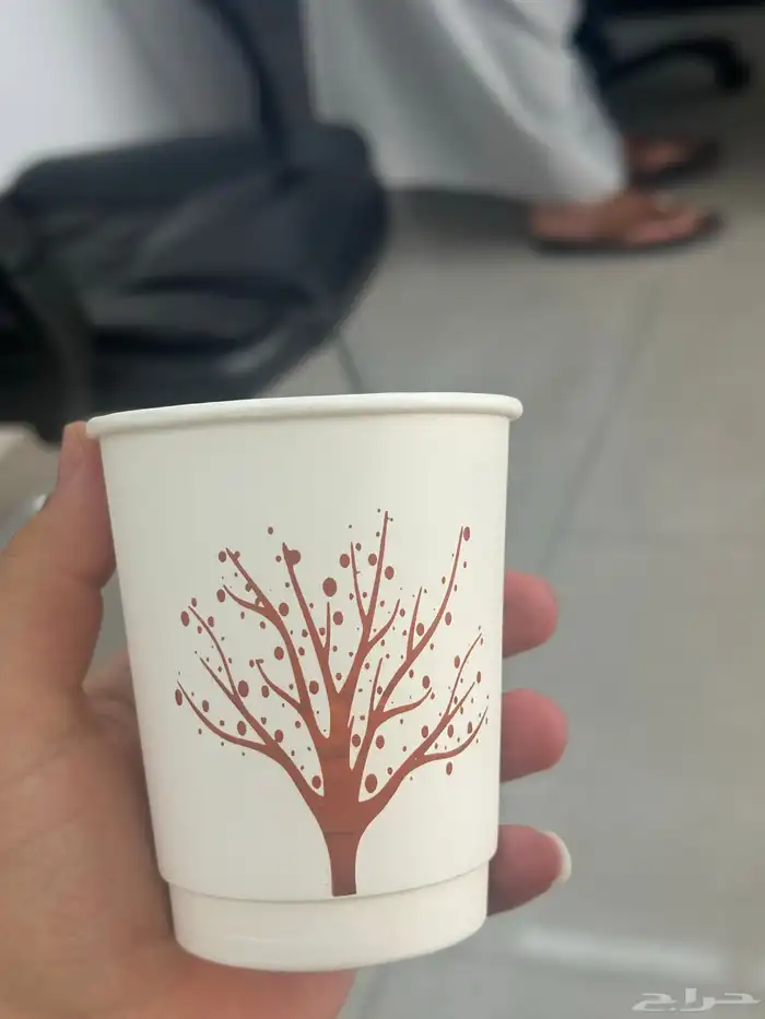 اكواب مطبوعة طباعة اكواب ورقية دبل للكافيهات طباعة ملونة 8