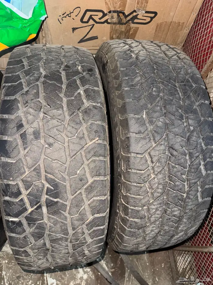 كفرات نص حجريه مقاس 18 و مقاس 17 0