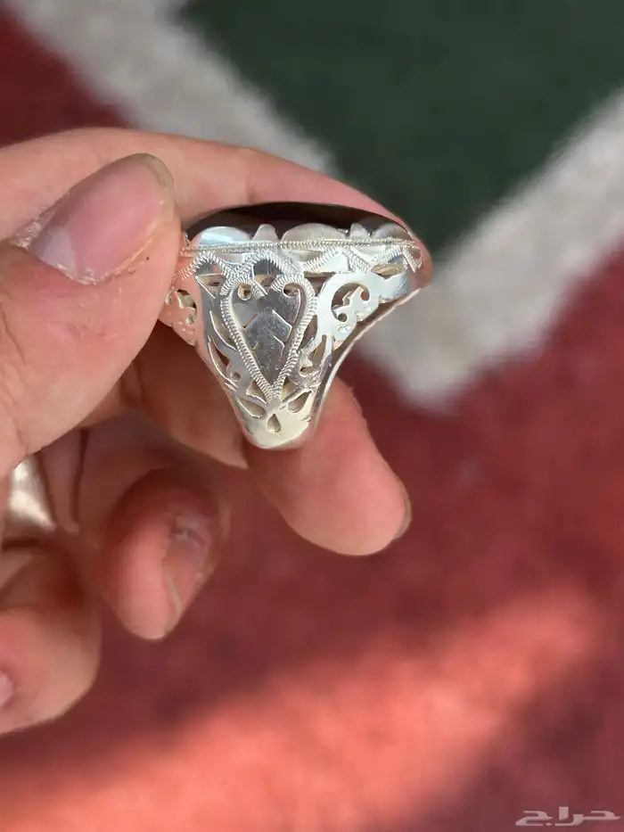 خاتم عقيق مصور 3