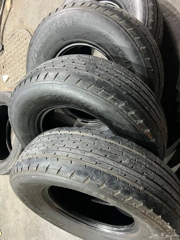 كفرات شاهين صيني مقاس 900 17 تاريخ 2024 شبه الجديد 17