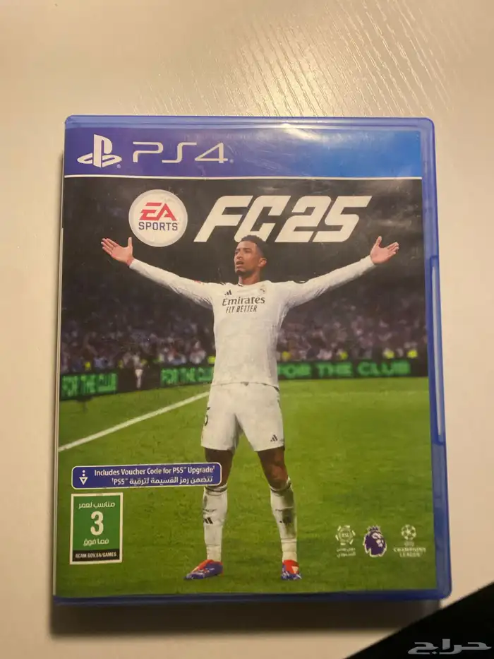 شريط فيفا 25 للبيع جديد نظيف وفيه قسمه ترقيه الى سوني 5 0