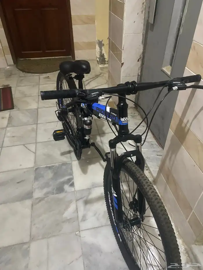 دراجه رياضيه لون ازرق 1