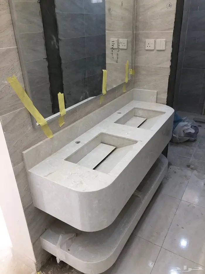 مغاسل رخام طبيعي وصناعة ومطبخ وطولات 0