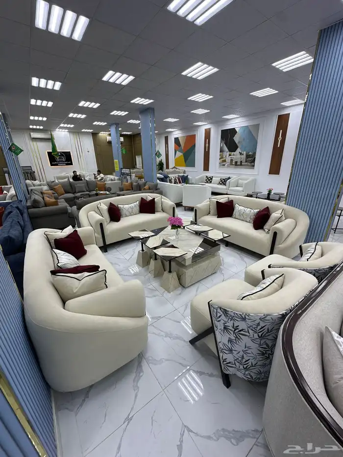 كنب 11 شخص تركي ضمان ست سنوات خشب سفنج توصيل مجانا 0