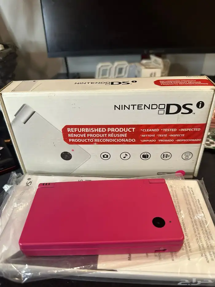 مبااع nintendo ds pink لون نادر 1