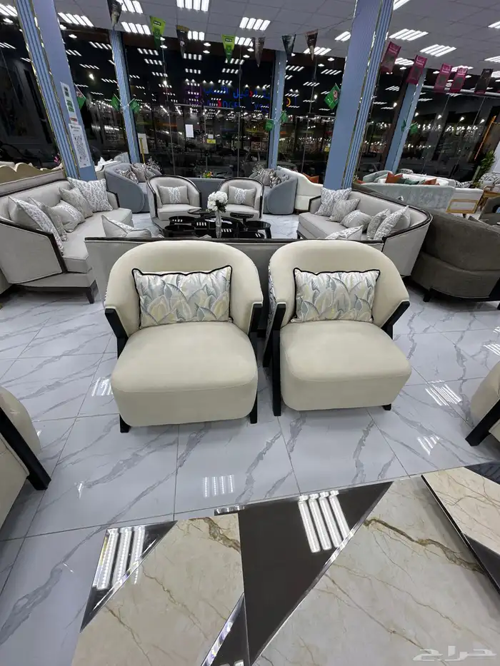 كنب 11 شخص تركي ضمان ست سنوات خشب سفنج توصيل مجانا 3