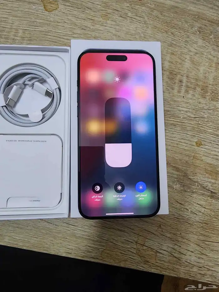 ايفون 15 برو ماكس بطاريه 100 وكاله بدون خدوش او صيانه 2