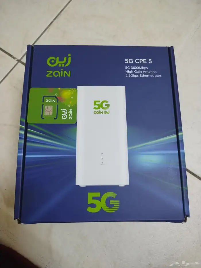 انترنت لامحدود 5g زين 0