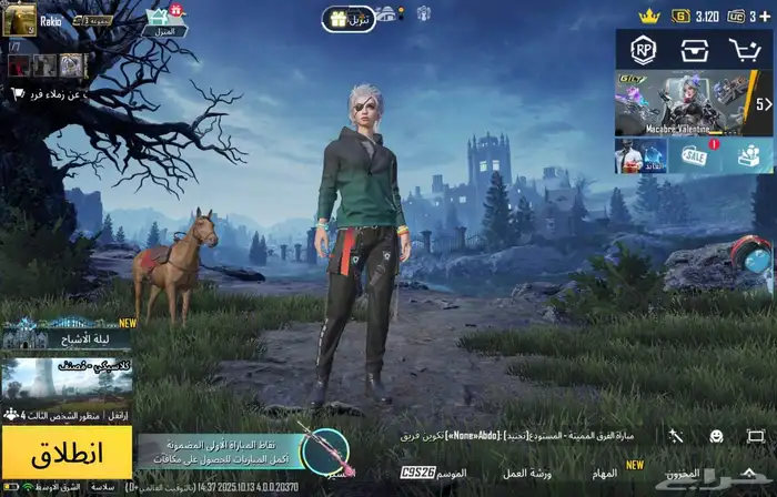 حساب ببجي للبيع السعر 80 حساب مرتب 0