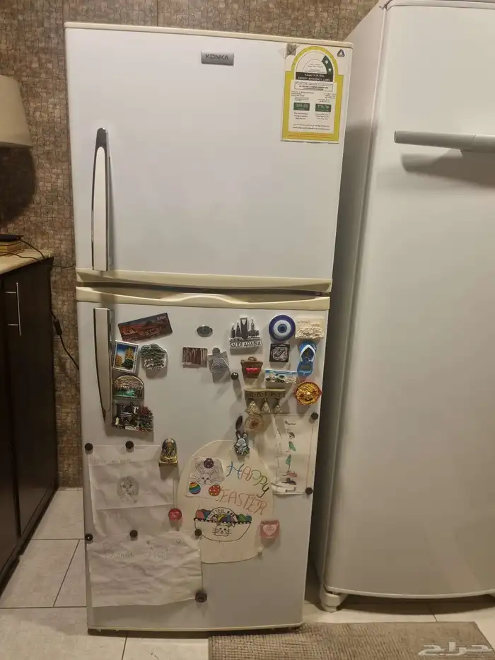 ثلاجة بفريزر كونكا. و فريزر طويل ويرلبول 1
