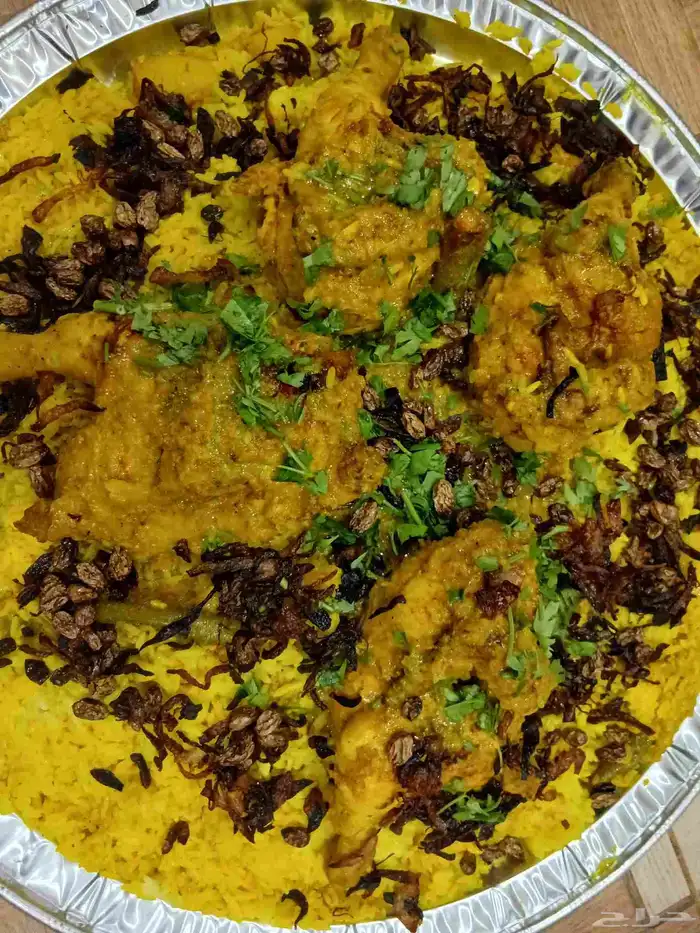 برياني دجاج ولحم 0