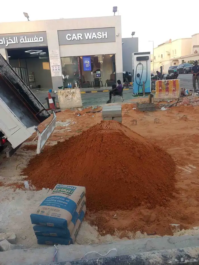 مبسط قريب من موقعي اسمنت رمل غراء 6