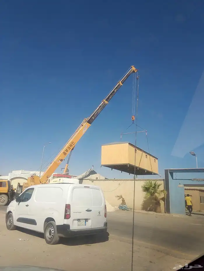 نقل غرف نقل بركسات ونش نقل كرين سطحه لوبد كرينات اجار 2