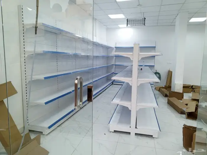 رفوف سوبرات صيدليات مستودعات تخزين منزل 6