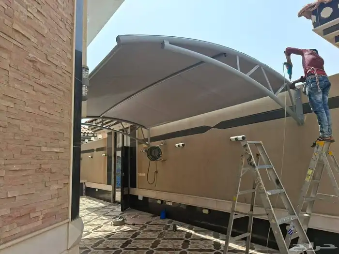 مظلات وسوتر جده تركيب مظلات سيارات نقل وفك وتغيير قماش جده 1