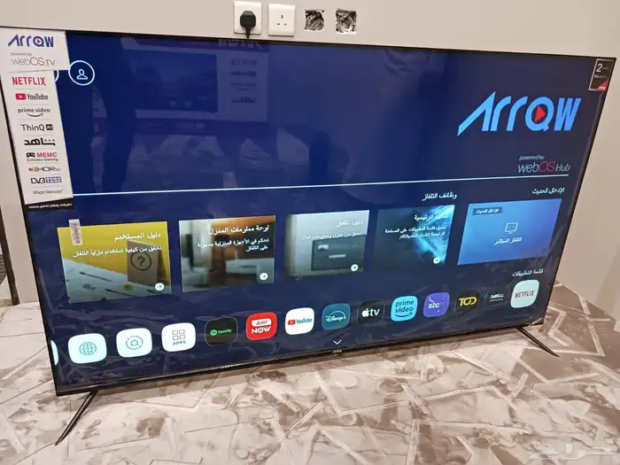 شاشات تلفزيون جميع انواع الشركات سمارت4k 7