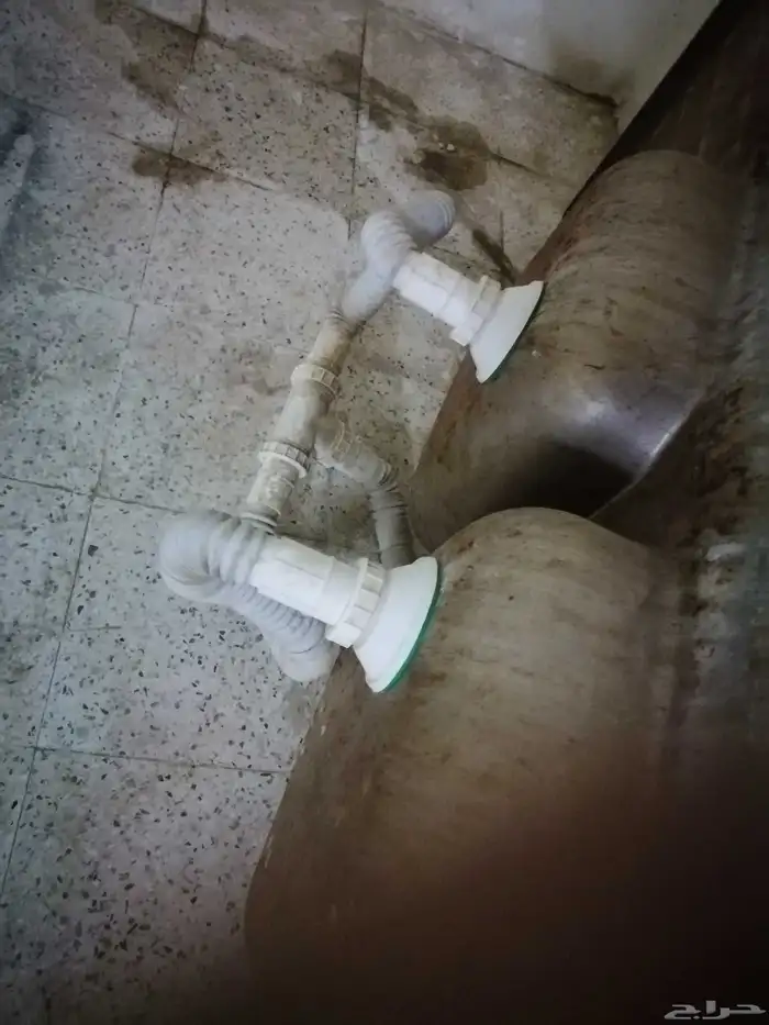 مغسلة مطبخ. حوضين بكامل ادواتها السباكه 1