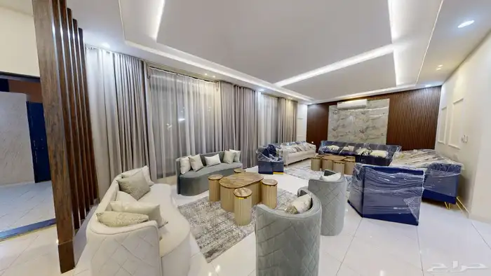 فيلا مؤثثة فاخره للاجار حي عكاظ الرياض قريبة من قاعدة الجوية 7