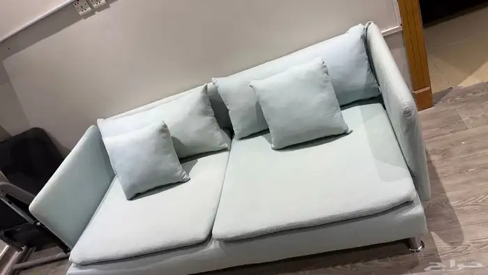 كنب أيكيا لون أخضر فاتح 1