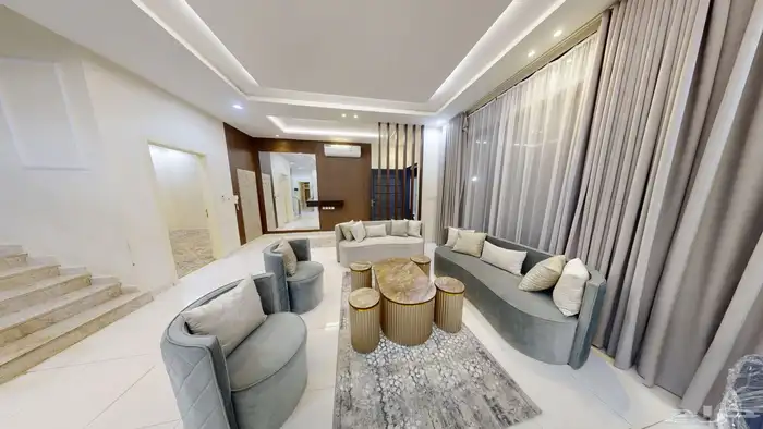 فيلا مؤثثة فاخره للاجار حي عكاظ الرياض قريبة من قاعدة الجوية 8