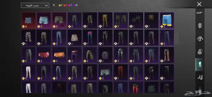 حساب ببجي 10