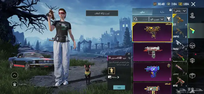 حساب ببجي امفور الجور والمومياء للبيع 5