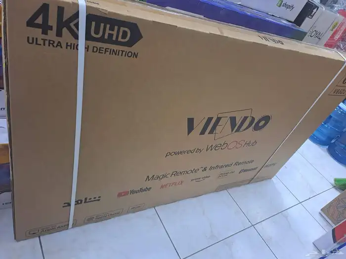 تلفزيون جديد شاشات تلفزيون شاشة تلفزيون 4kذكية تركيب 3