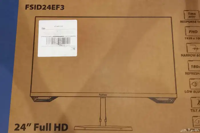 شاشة كمبيوتر 24 بوصة دقة FHD 1080p معدل تحديث 180Hz لوحة IPS 1