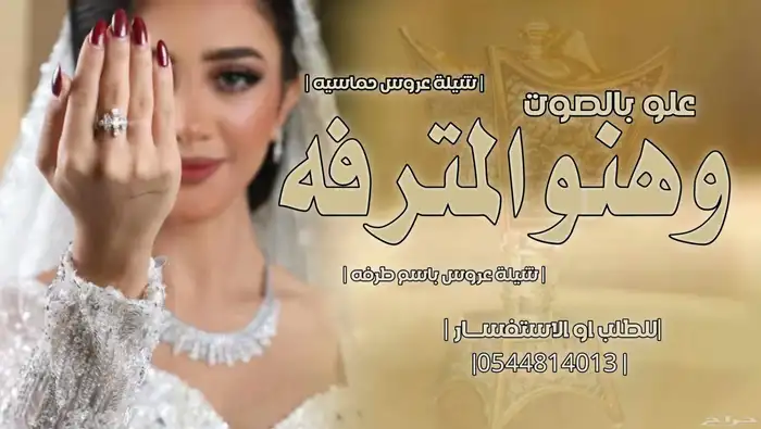 1- شيلات حسب الطلب 2  موعد سريع 3- اسعار مغريه 0