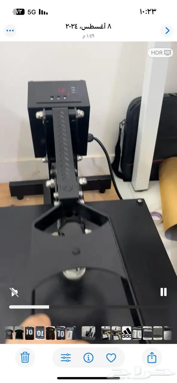 مكبس حراري نضيف جدا 0