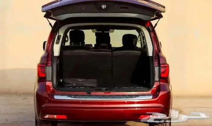 انفنتي QX80 احمر 2023 7