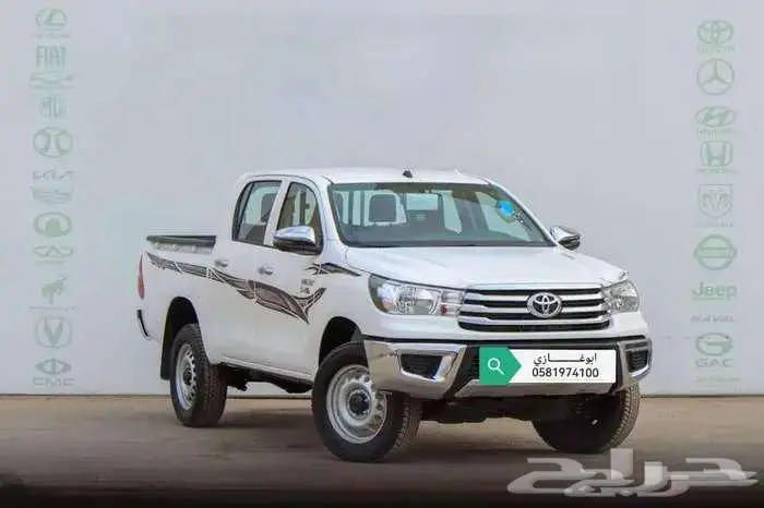 تويوتا هايلوكس غمارتين ديزل سلق اصفار سعودي 2025 1