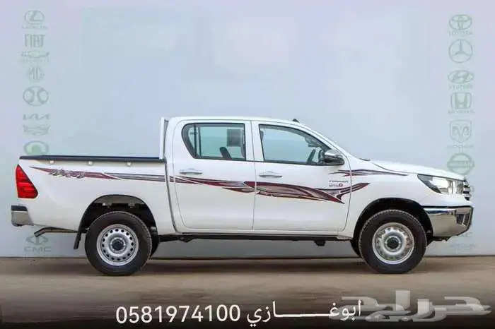 تويوتا هايلوكس غمارتين ديزل سلق اصفار سعودي 2025 2