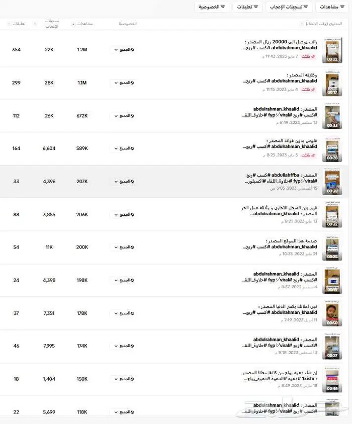 حساب تيك توك للبيع 82K متابع متخصص في التجارة الالكترونية 10