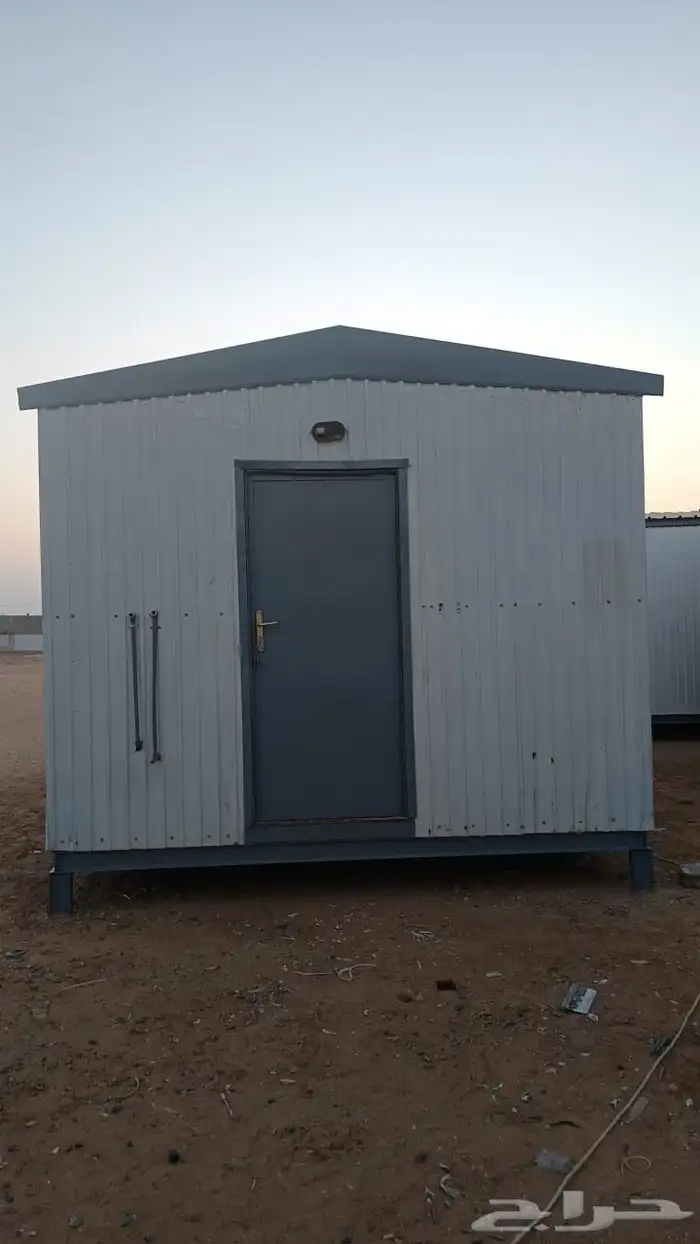 للبيع غرفة بركس متنقلة جاهزة غرفة حارس مع دورة مياه 3.50 في 0