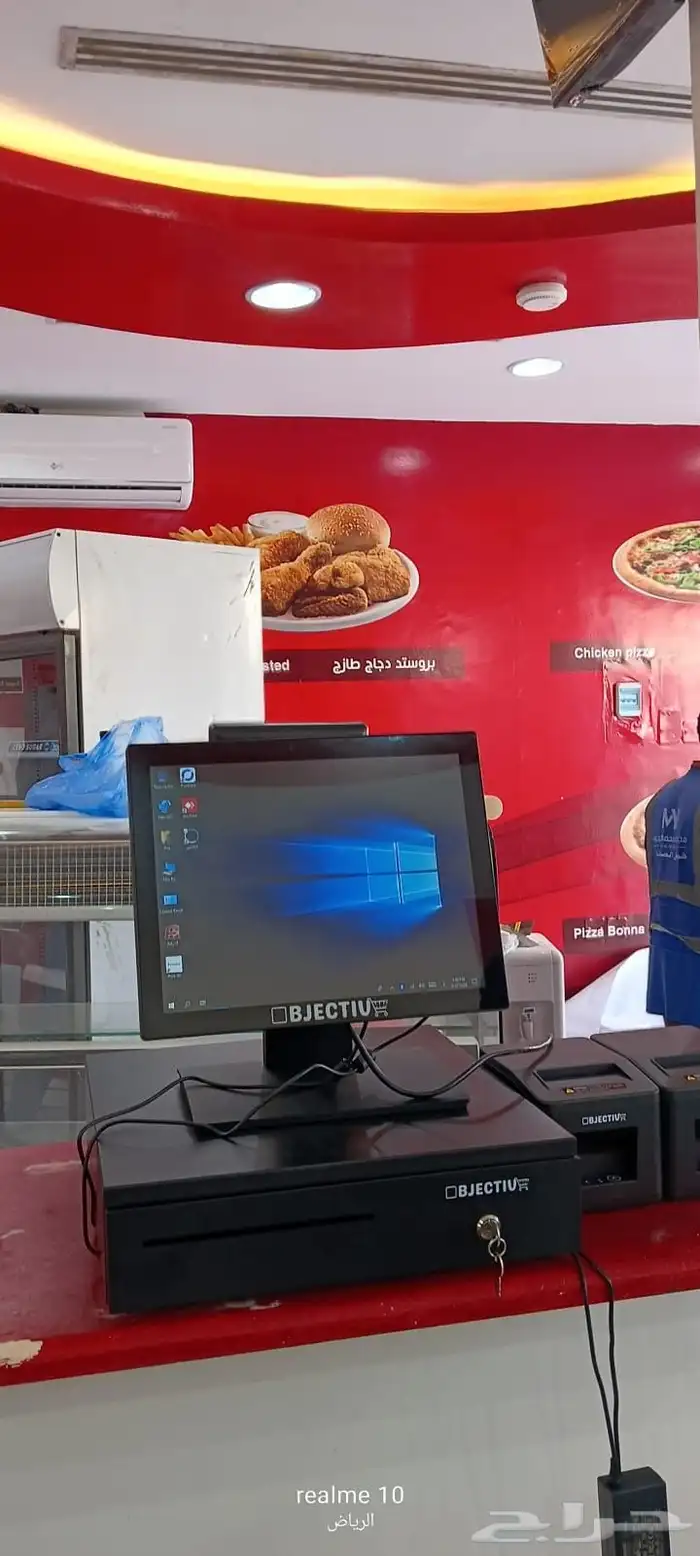 الإدارة السهله تبدأ من هنا جهاز كاشير جديد ضمان سنتين 0