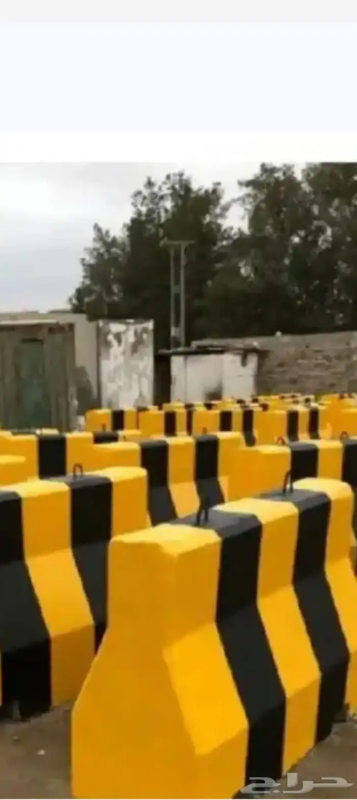 يوجد لدينا منتجات جميع المقاصات من الحواجز الخرصانيه وبافضل 2