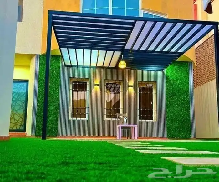 مظلات وسواتر برجولات جلسات شبابيك ليزر 16