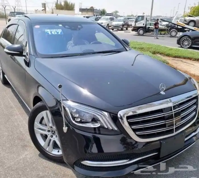جنوط مرسيدس يخت 2019 S CLass مع كفرات برجستون نظيفه 3