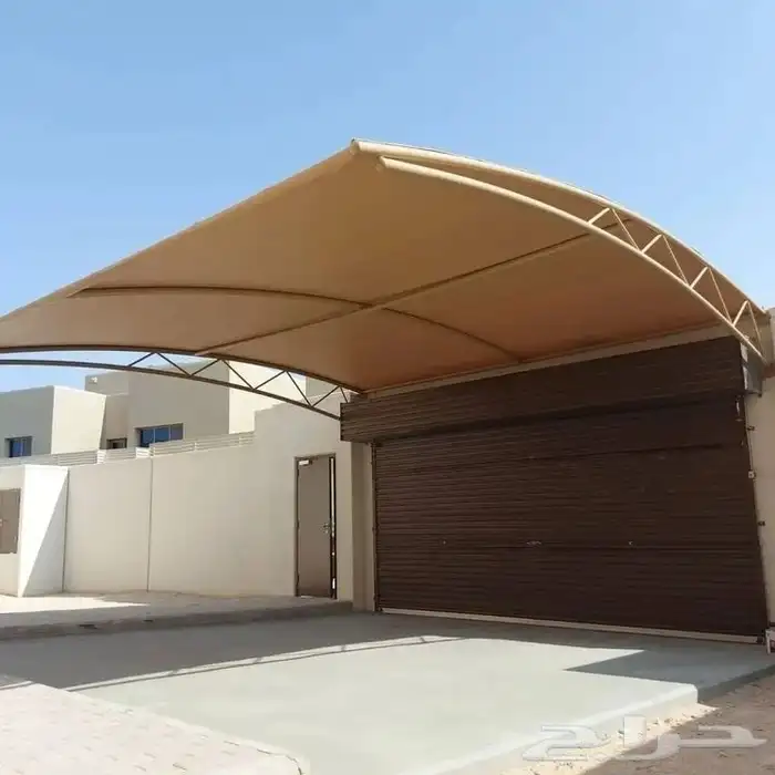 المظلات وسواتر جيزان تركيب مظلات مواقف للسيارات 7