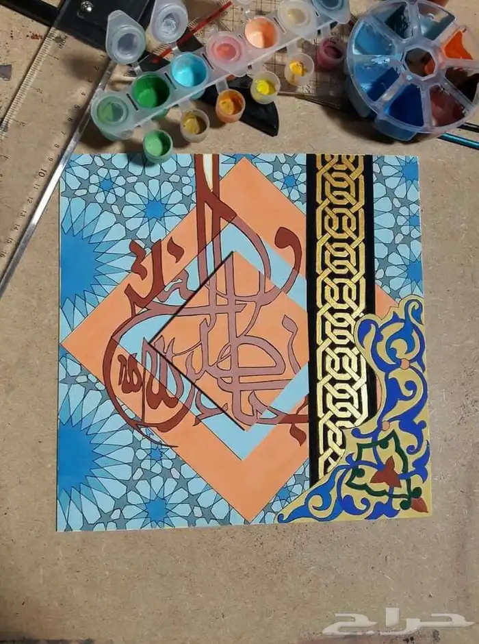 رسام _معلم فنون رسم جداريات عروض ولا أروع 8