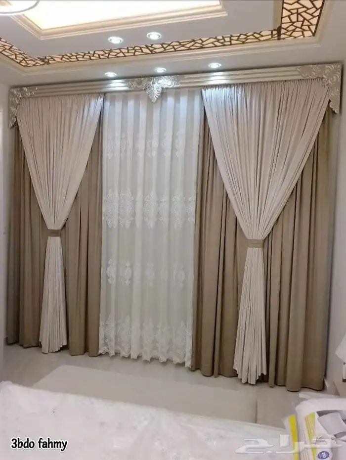 كنبات وستائر وبكسات نوم. المظيليف 3
