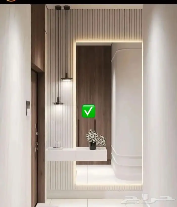 ديكورات داخليه تنسيق مداخل خلفيات شاشه ارضياة باركيه جبس 2